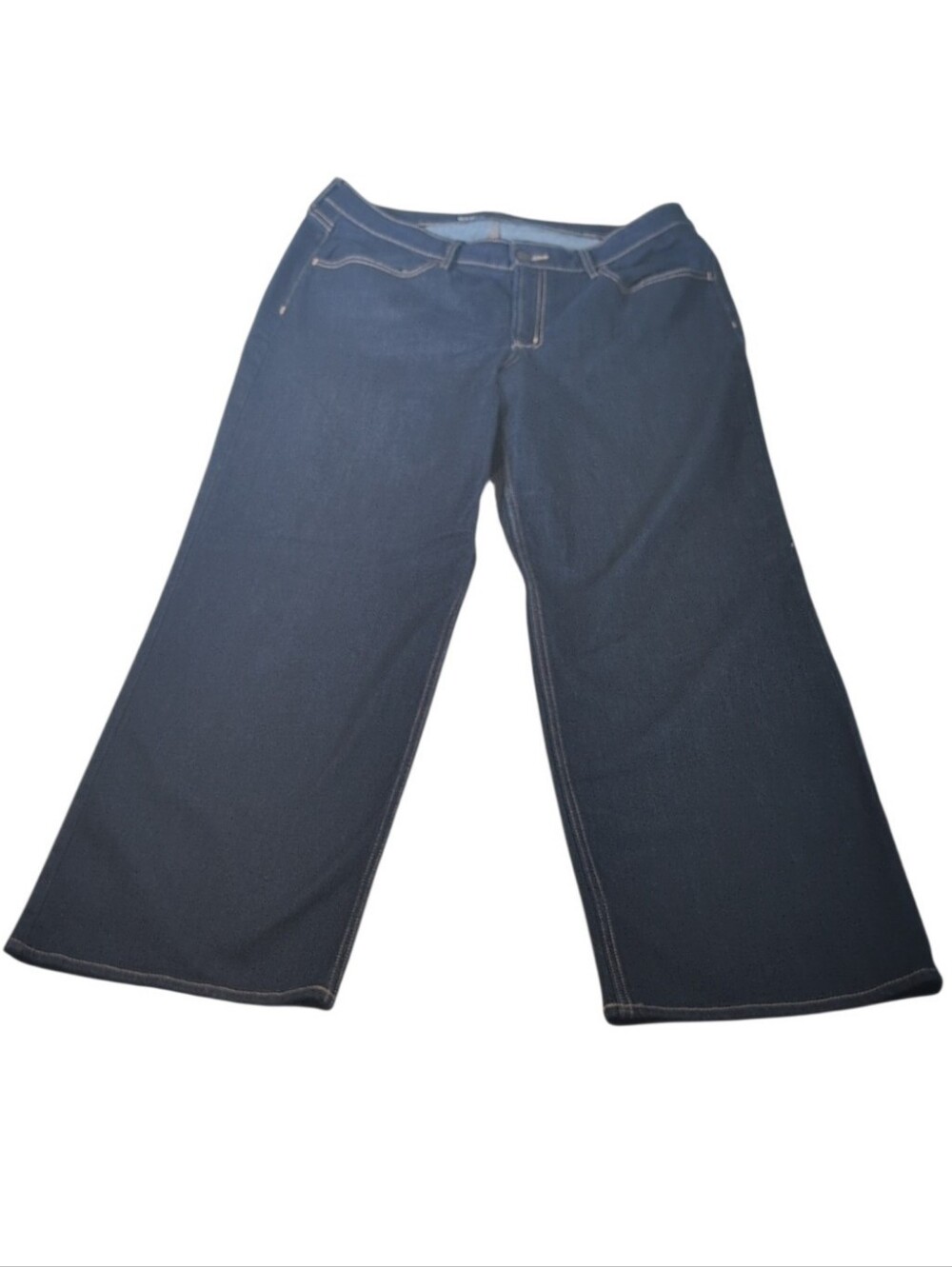 Old Navy Wow Wide High Rise Jeans Dark Wash Size 16